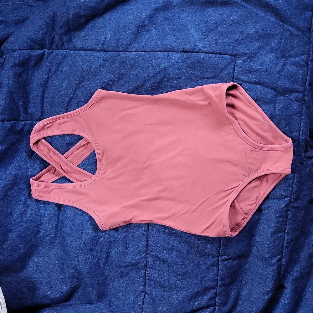 ARQ Cleo Leotard in Rose Quartz